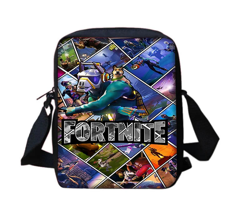 Hot Game Design Child Backpacks Shoulder Bag Pencil Case F-FortniteS Pupil Large Capacity School Bags for Boys Girls Best Gift