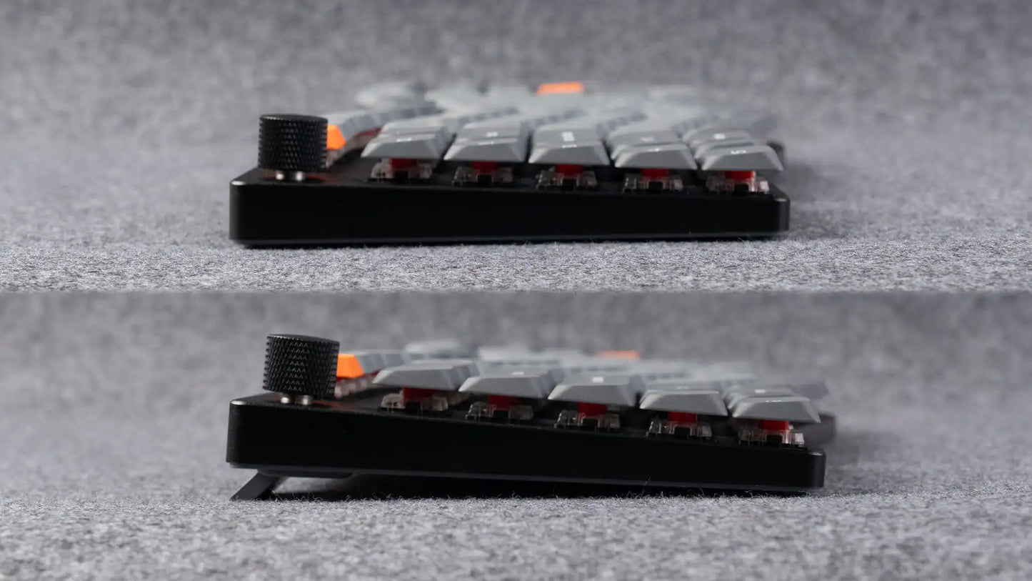 Keychron K15 Max (Alice Layout) QMK Wireless Custom Mechanical Keyboard Low Profile Gateron Switch Double-shot PBT Keycaps
