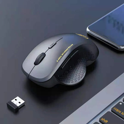 UTHAI G6 2.4G Wireless Mouse, Ergonomic 6-Button Wireless Mouse for Laptop, Business Office, Gaming, Adjustable DPI Computer Mouse