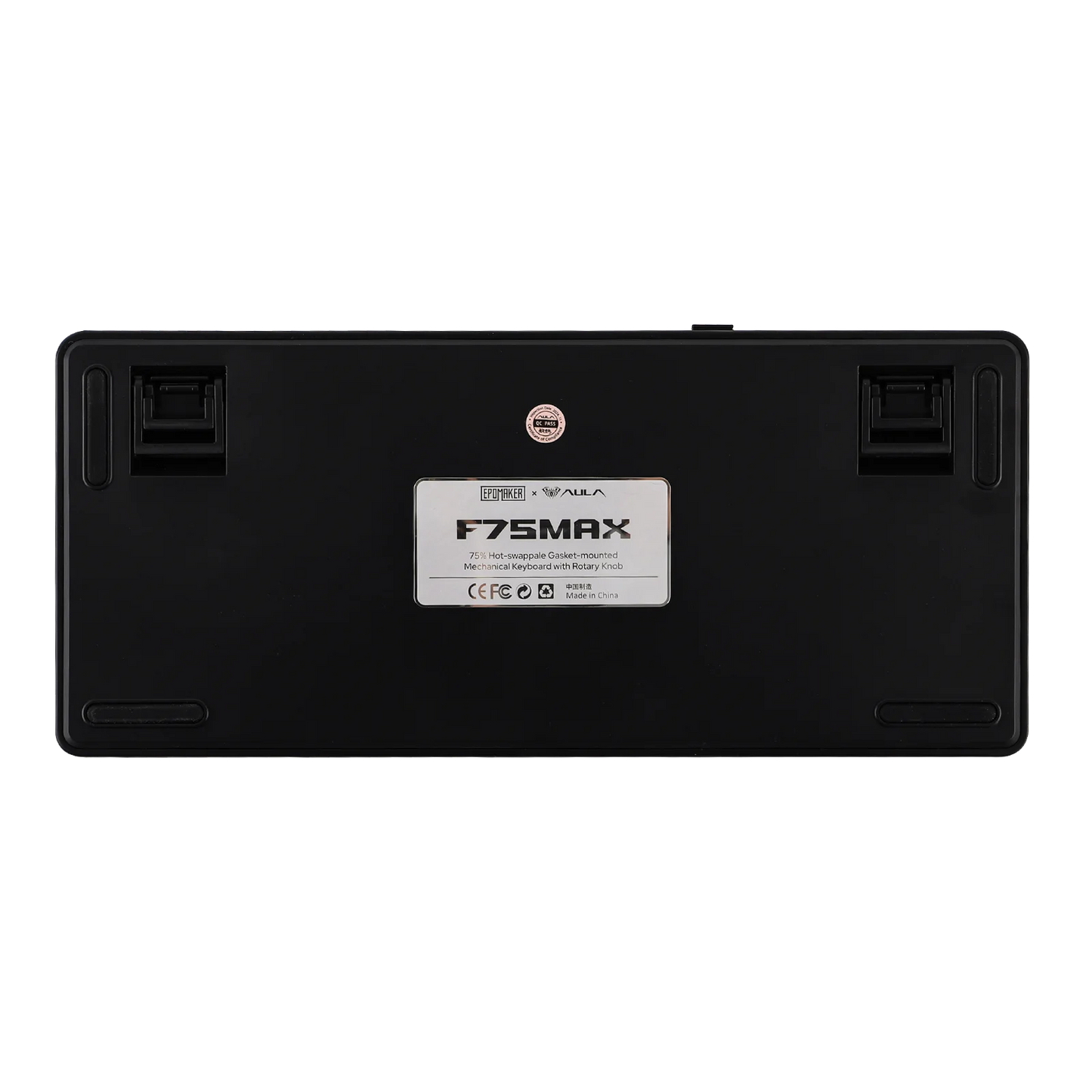 EPOMAKER X AULA F75 MAX Compact 75% ANSI Layout Wired/Bluetooth/2.4GHz Wireless Mechanical Keyboard with TFT Screen and a Knob
