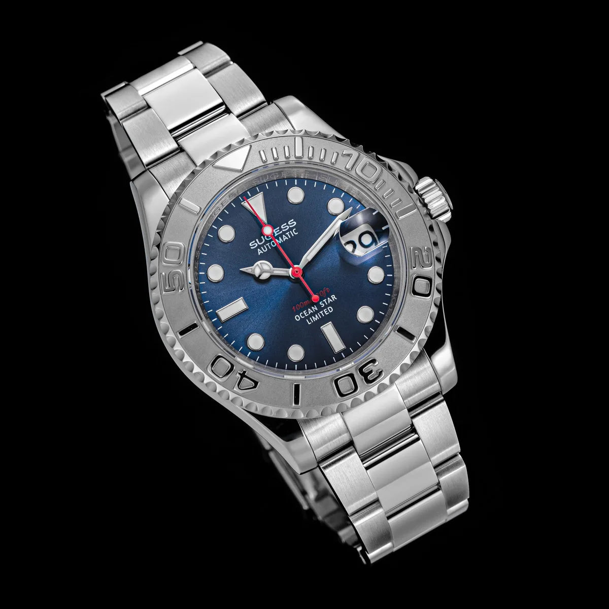 Sugess New Diving Men's Watch Automatic Mechanical Wristwatches 10Bar NH35A Movement Sapphire Luminous Ceramic Bezel S450-2 2025