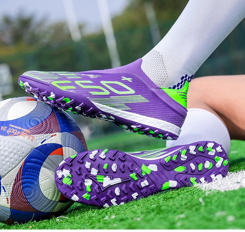 Pointure 35-45 Chaussures de football FG/TF pour hommes, futsal, professionnelles, unisexes, pour garçons, chaussures de football, baskets