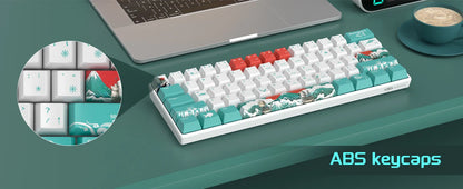 MageGee 60% Mechanical Gaming Keyboard, RGB Full Hot-swappable Customized Switch 61 Keys Mini Office Keyboard for Win/Mac Laptop