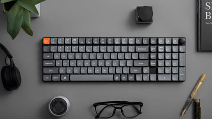 Keychron K17 Max QMK Wireless Ultra-Slim Mechanical Keyboard 96% Layout Gateron Switch LSA PBT Keycap