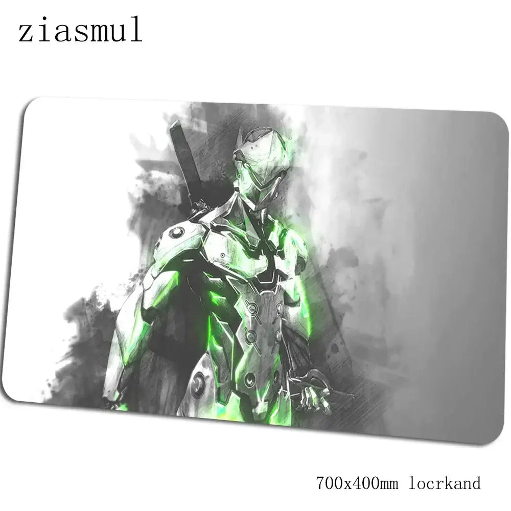 Overwatch muismat – prachtige computermat 70x40cm, grote XL gamingmuismat voor muis en toetsenbord, pc-gamer bureau