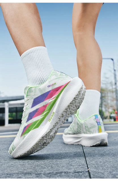 Men's Cushioning Running Shoes Lightweight Athletic Casual Sneakers Male Non-Slip Sports Shoes Outdoor Travel Walking Shoes2026