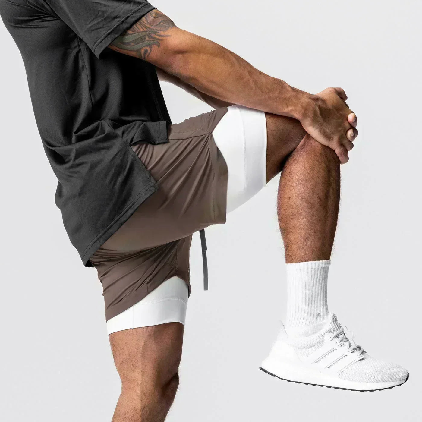 Dragon Ball Men's Shorts Double Layer 2-in-1 Shorts Vegeta Japan Anime Summer Autumn Quick-Drying Fake Two-piece Sports Shorts