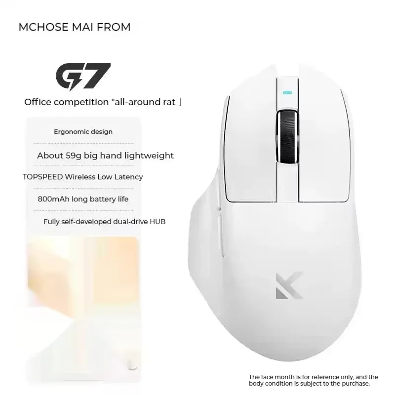 UUSI G7 PRO -pelihiiri, kolmiyhteyksinen langaton Bluetooth, ergonominen kevyt hiiri, mukautettava PC-toimisto- ja pelaajatarvike