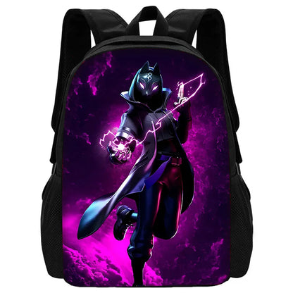 Hot Game Design-F-FortniteS Kid Backpacks Boys and Girls Student Birthday Gift Child School Bags Unisex Camping Durable Rucksack