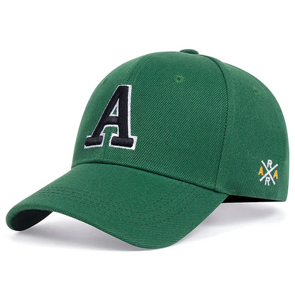 2025 Fashion New Baseball Hat A Letter Side AR Embroidery Outdoor Leisure Sports Daily Decoration Sunshade Hat Street HipHop Hat
