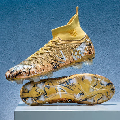 Nouvelles chaussures de football professionnelles pour hommes, chaussures de football antidérapantes, unisexes, respirantes, chaussures de futsal, nouvelles chaussures à crampons, livraison directe, ultralégères