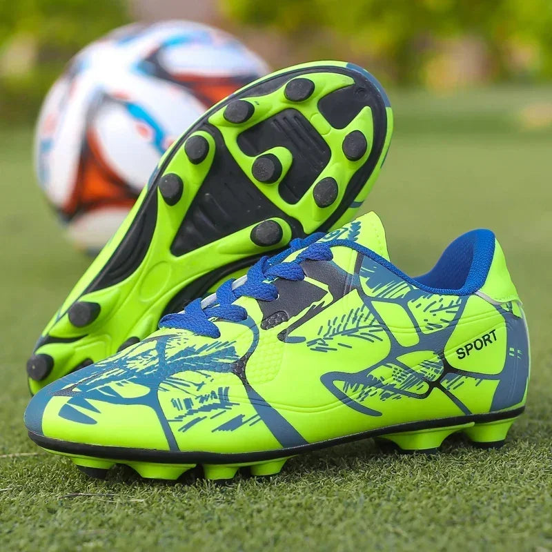 Chuteiras de futebol novas para homem e criança, ultraleves, antiderrapantes para relva, botas de futebol profissionais para adulto, calçado de treino para rapaz, dropshipping