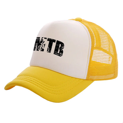 MTB Mountain Biking Trucker Caps Fashion Cool MTB Hats Baseball Cap Summer Outdoor Sun Mesh Caps
