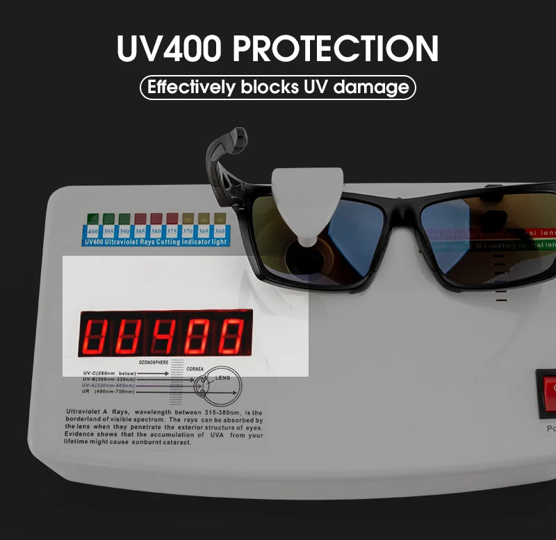 Kapvoe Polarized Hiking Eyewear Sunglasses for Men UV400 Lens Sunglasses Glasses PC Lens Glasses HD Lens Outdoor Sunglasses 2026