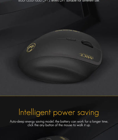 Wireless Gaming Mouse 2.4GHz Ergonomic Optical Mouse with USB Receiver, 1600 DPI Wireless Gaming Mouse for Laptop, PC & Desktop