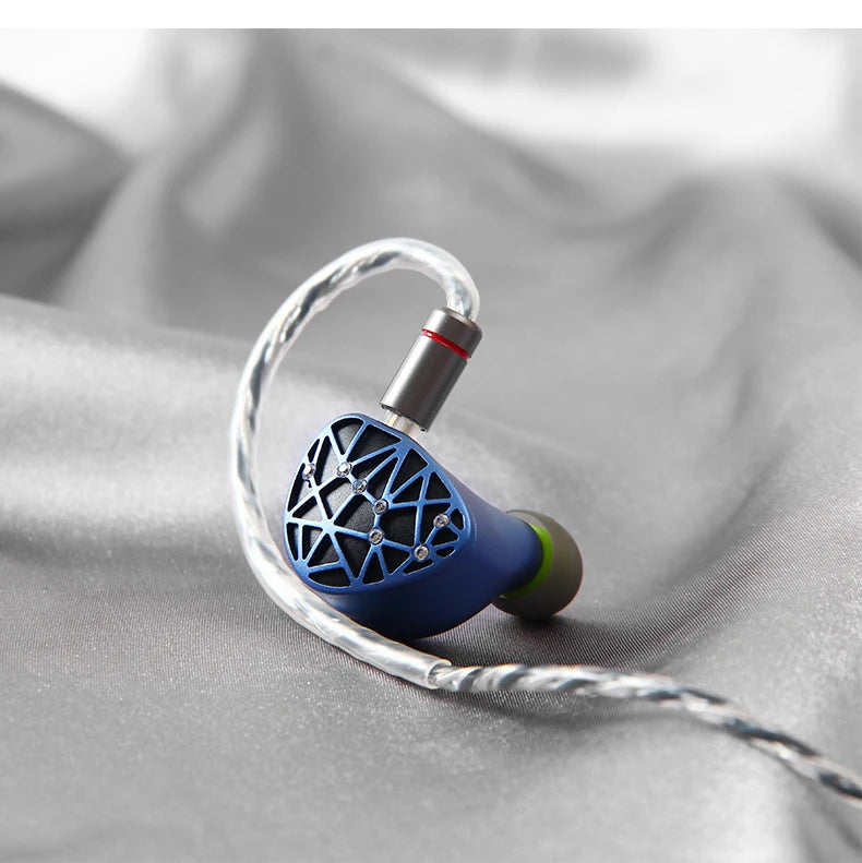Sound Rhyme SR10 In-Ear HiFi Earphones 2DD+4BA+4PB High Quality Hifi Coil Iron 0.78mm 2Pin 2.5+3.5+4.4mm Plug Music Earphone