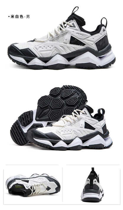 RAX Running Shoes Men & Women Outdoor Sport Breathable Lightweight Sneakers Air Mesh Upper Anti-Slip Natural Rubber Outsole