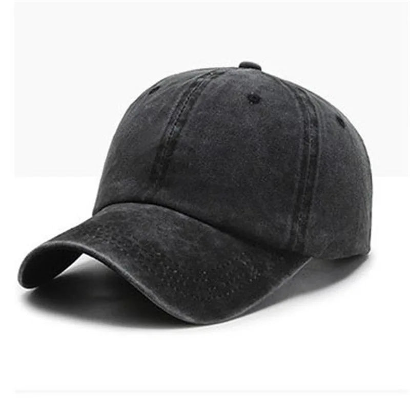 Retro Washed Cotton Baseball Cap Men Women Snapback Hat y2k Hip Hop Caps Solid Color Hat Bone Casquette Outdoor Casual Sport hat