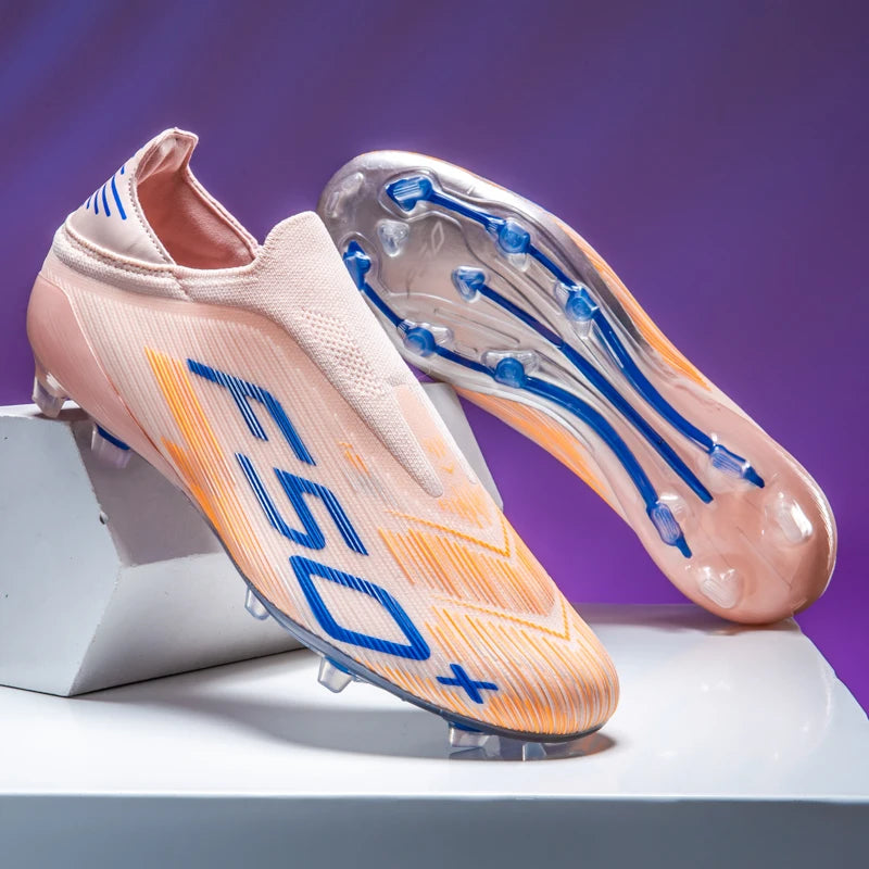 Nouvelles chaussures de football pour hommes, chaussures de football sur gazon, ultralégères, confortables, crampons d'intérieur antidérapants, crampons FG pour terrain synthétique, futsal, adulte, antidérapantes