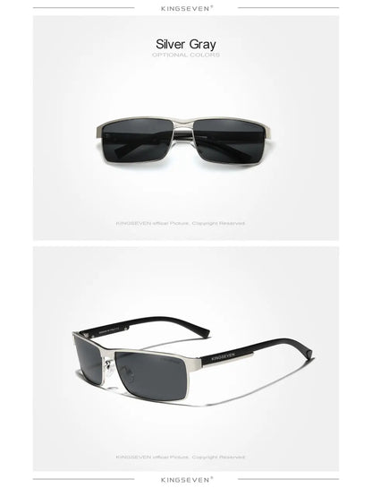 KINGSEVEN Men Polarized Photochromic Sunglasses Design Women Chameleon Sun Glasses UV400 Anti-glare Driving Square Eyeglasses