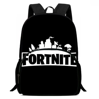 Kids  School Backpack with Front Pocket,  Light Weight Cartoon Fortnite Children Backpack For Age 6-9 , Bags For Boys Girls