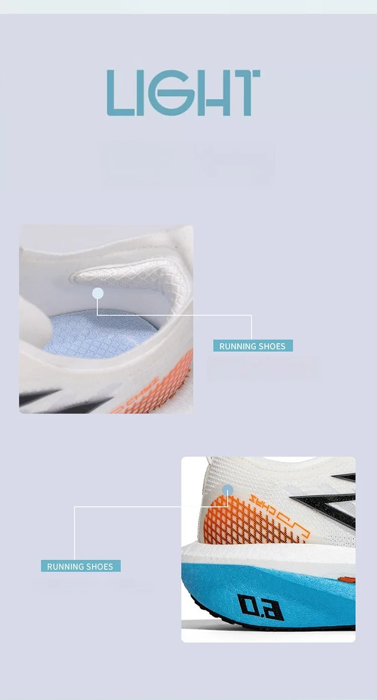 2025 Men's Sports Shoes Carbon Board 6.0 Racing Marathon Stable Rebound Wear-resistant Men's Running Shoes Training Jogging Shoe
