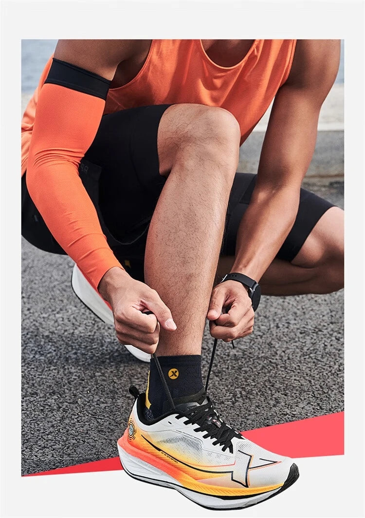 Xtep One Piece Model 2.0/1.0 Men Running Shoes  Autumn Comfortable Stability Cushion Rebound Racing Sneakers 876319110073