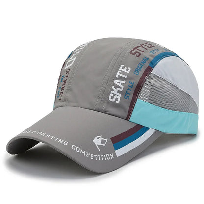New Summer Quick Drying Thin Breathable Baseball Cap Men Women Sport Outdoor Hiking Climbing Cycling Fishing Run Hat Bone