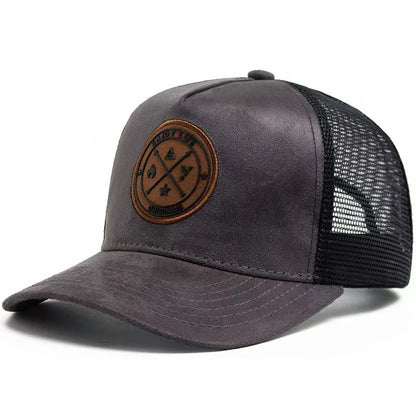 New Summer Mesh Baseball Cap Women Men Letter Patch Snapback Hat Casual Breathable Unisex Street Hip Hop Trucker Caps