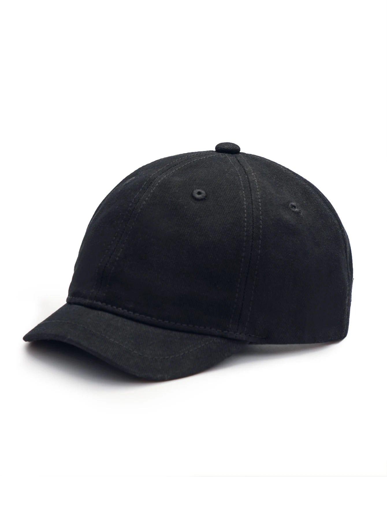 Short Brim Cotton Baseball Cap Men Women Casual Vintage Dad Hat Adjustable Trucker Style Low Profile Caps Nylon Fastener Tape