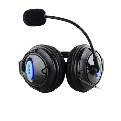 Casque de jeu filaire avec microphone, isolation du bruit, casque musical supra-auriculaire, stéréo, basses profondes, écouteurs pour joueurs, ordinateur portable, PC