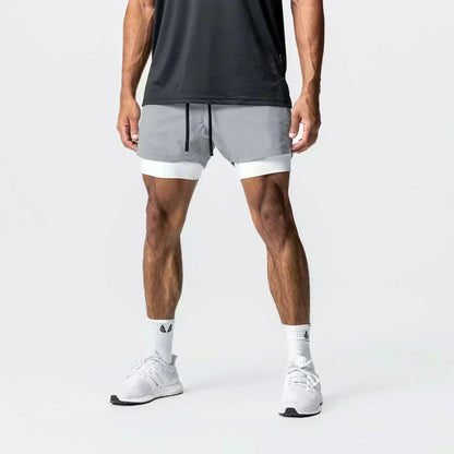 2026 Dragon Ball Anime Men's Shorts Sportswear Quick Dry Gym Pants Double-layer 2 in 1 Shorts Y2k Summer Breathable Streetwear