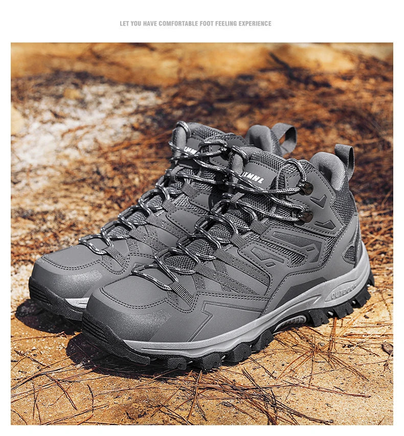 2025 New Hiking Shoes Unisex Outdoor Hiking Sports Shoes Camping Boots Ladies Waterproof Walking Shoes Non-slip Hiking Shoes