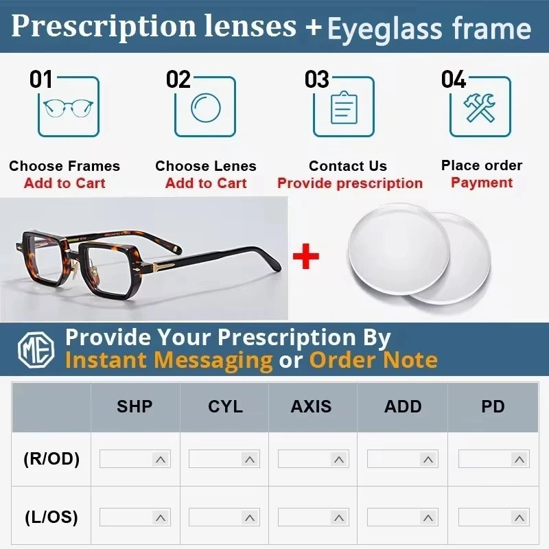 Fashion Design Handmade Square Acetate Sunglasses For Men Women Classic Sunglasses outdoor UV400 Protection Logo Customization