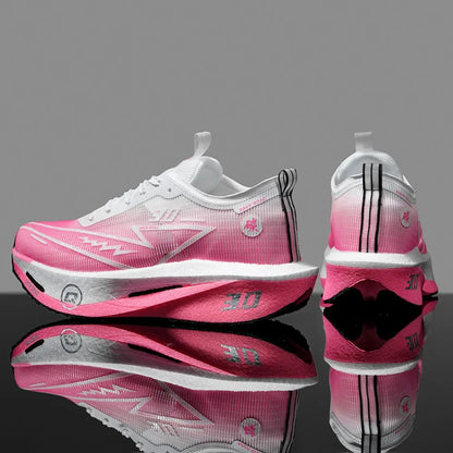 Zapatillas de running especializadas con placa de carbono para maratón, deportivas para hombre y mujer, transpirables, ligeras, cómodas y antideslizantes