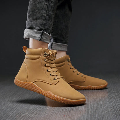 Work Lightweight Sports Shoes 41-46 Men's Shoes Wide Barefoot Sneakers Season Outdoor Breathable Versatile Casual Trendy Shoes