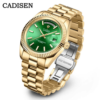 CADISEN DD40 Men's Watches Luxury Automatic Watch Men AR Sapphire Glass Mechanical Wristwatch Men 10Bar MIYOTA 8285 Movement 2023 New