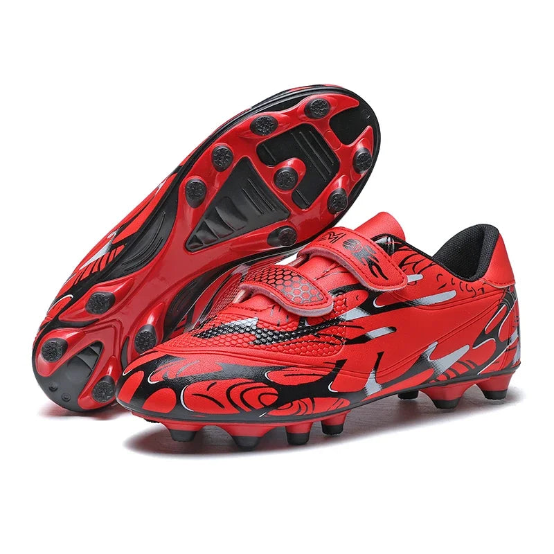 Chaussures de Football pour enfants, crampons de Football en plein air, chaussures de sport professionnelles pour garçons et filles, bottes de terrain de Football de haute qualité pour enfants