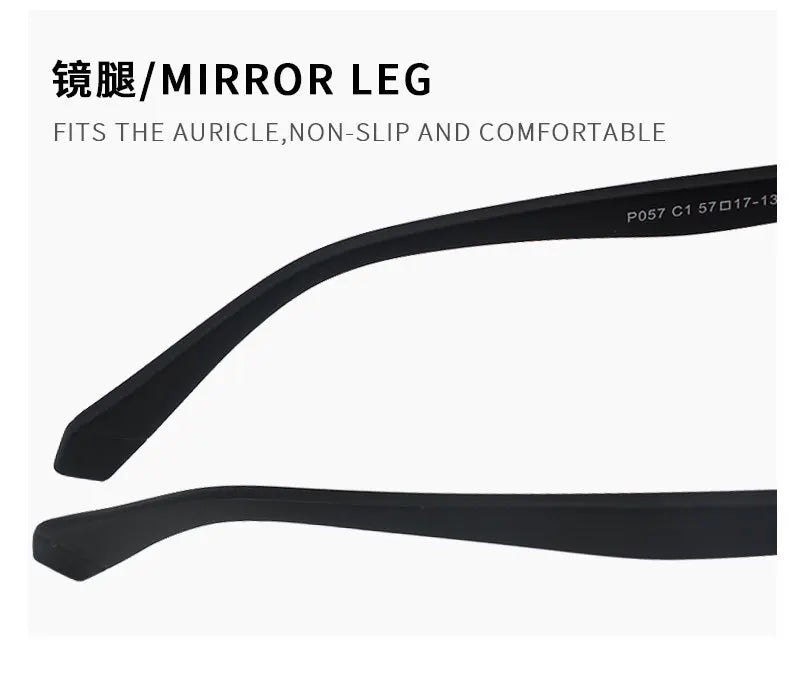 New Style Polarized Sunglasses Men Fashion Unisex Sports Business Black Sun Glasses Sun Protection UV400 Driving Sunshade Women