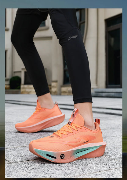 Løbesko med kulfiberplade – specialdesignet til maraton – til mænd – sportssko – åndbare – lette – til kvinder – komfortable – atletiske – skridsikre sneakers