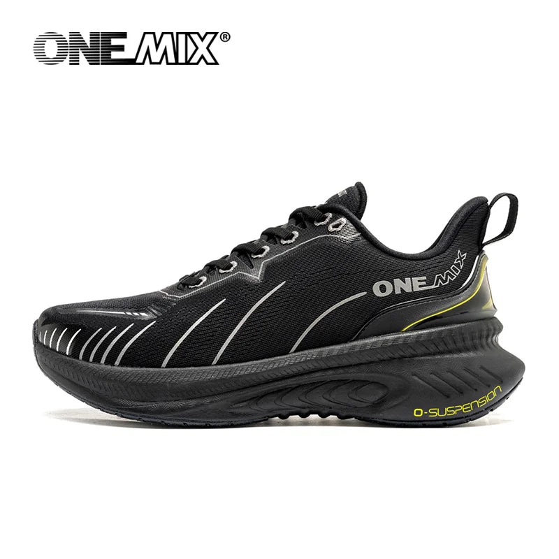 ONEMIX Nové bežecké topánky s odpružením pre mužov, vhodné pre náročných bežcov, šnurovacie športové topánky pre ženy, neklzkavé outdoorové atletické pánske tenisky