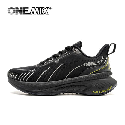 ONEMIX Nové bežecké topánky s odpružením pre mužov, vhodné pre náročných bežcov, šnurovacie športové topánky pre ženy, neklzkavé outdoorové atletické pánske tenisky