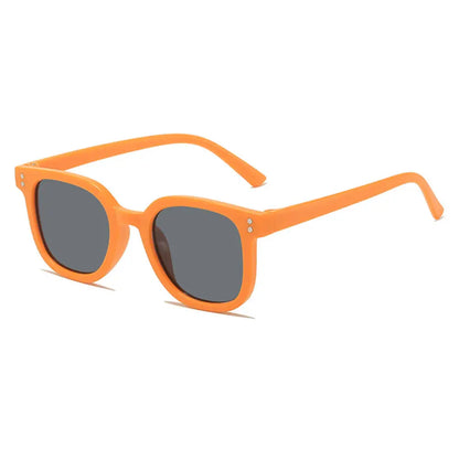 KLASSNUM 2026 Trendy Children's Sunglasses Large Square Black Sun Glasses 2-8 Years Kids Girls Boys Sunglass for Travel Outdoor