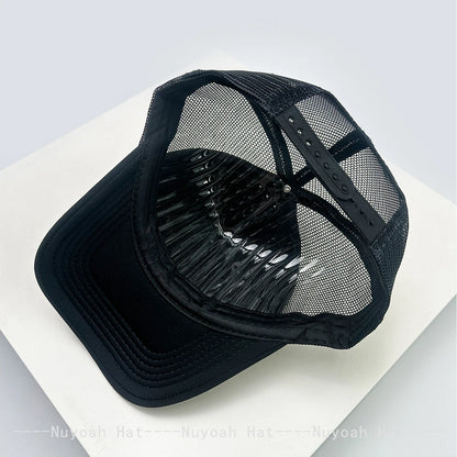 New Unisex Color Block 3D Printed Letter Baseball Hats Sunshade Hip Hop Breathable personal Trucker Caps Mesh Versatile fashion
