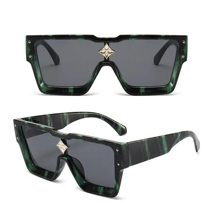 Stylish Cyclone Luxury Sunglasses for Men Women Brand Designer Square Sun Glasses Driving Aviation Fashion Shades UV400