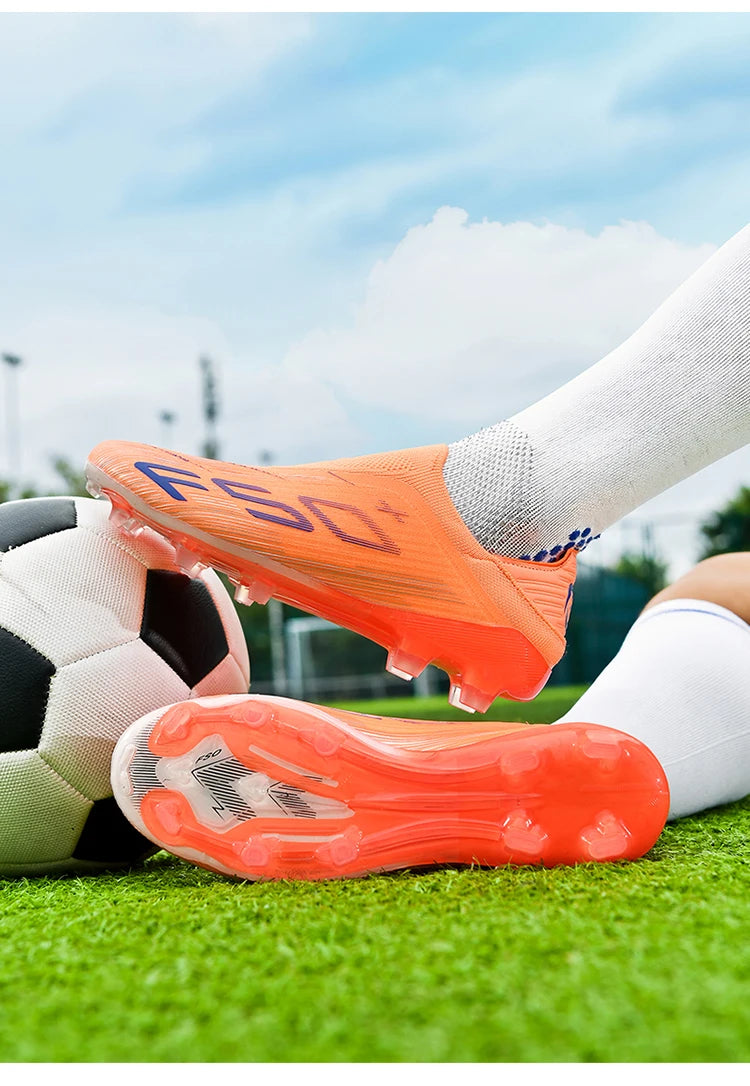 New Men Soccer Shoes Grass Cleats Futsal Comfortable Turf Football Boots Sports Ultralight Fg Non Slip Indoor Adult Non-Slip