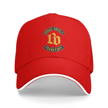 Golden BO Bohse onkelz Germany Band Hiking Baseball Caps Male  Unisex Peaked Cap Female Pool Party Coquette Hat