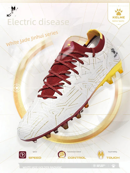 KELME Voetbalschoenen voor volwassenen Heren Disease Electric 3.0 Korte spikes Voetbalschoenen Kinderen MG Professional Wedstrijd- en trainingsschoenen