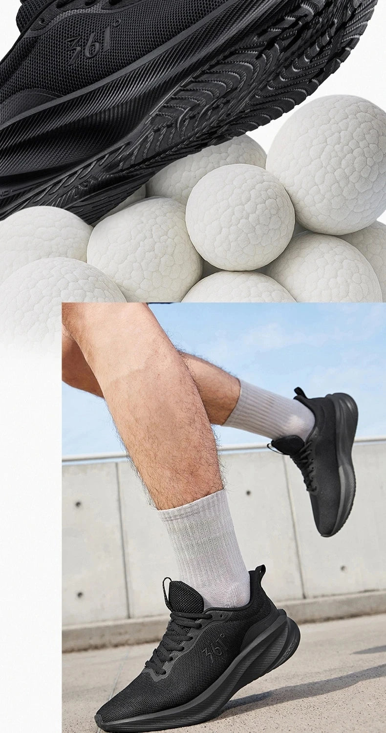 361 Degrees Fengye 5.0 – chaussures de course quotidiennes pour hommes, durables, stables, légères, élastiques, respirantes, baskets pour hommes, 672542210F