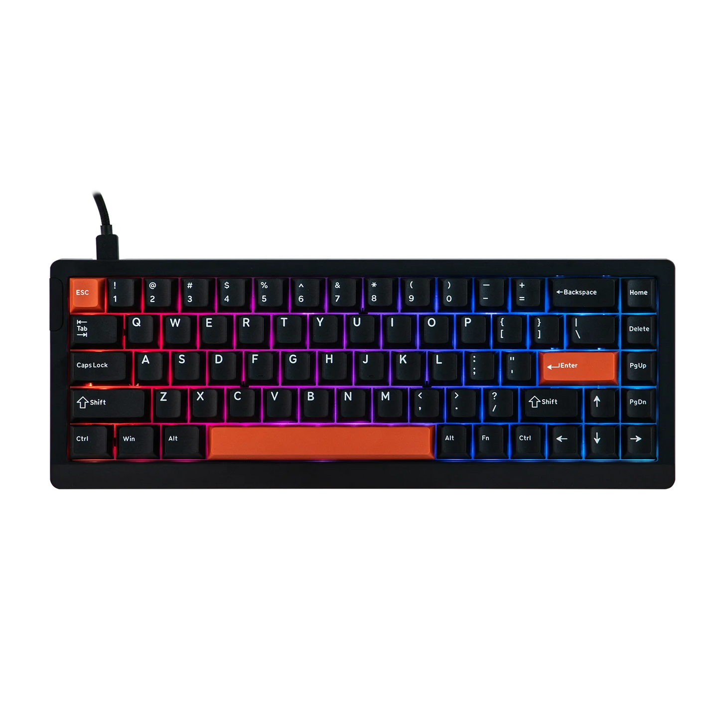 EPOMAKER HE68 Lite 65% ANSI US Layout Tray-Mounted Wired Hall Effect Magnetic Mechanical Keyboard DKS SOCD RGB Backlight